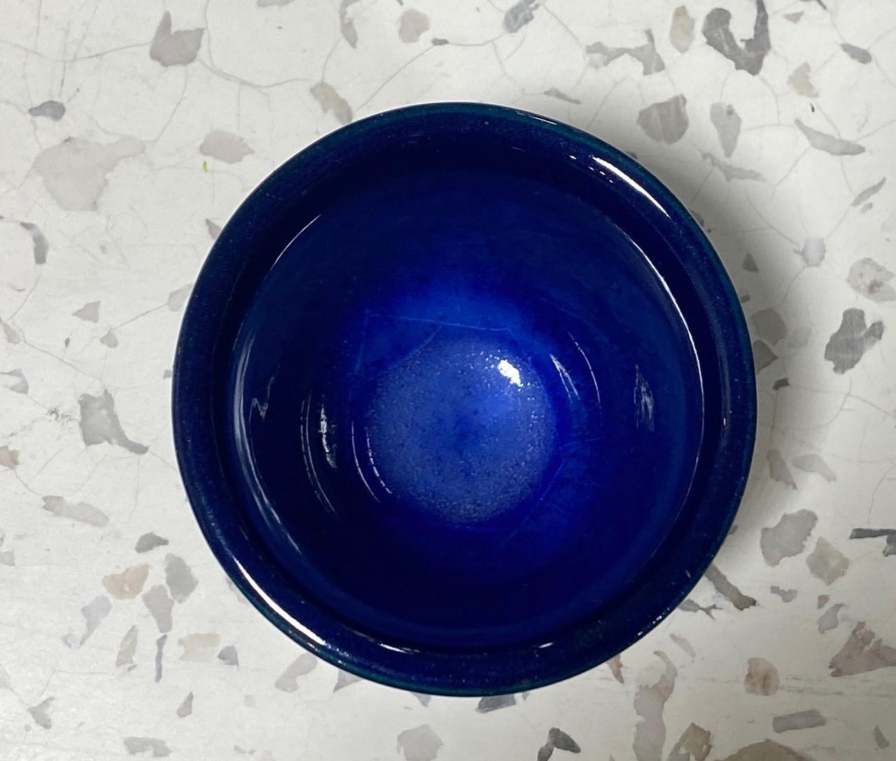 20th Century Polia Pillin Signed Mid-Century Modern California Studio Pottery Yunomi Tea Cup For Sale