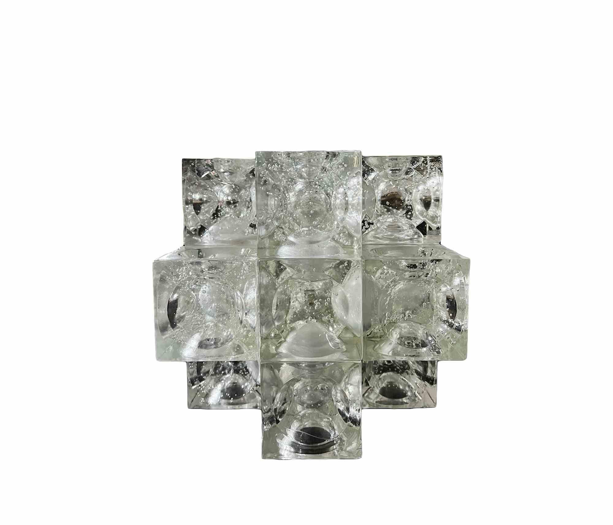 Italian Poliarte Adjustable Cubes Lamp by Albano Poli for Poliarte, Italy, circa 1970s For Sale