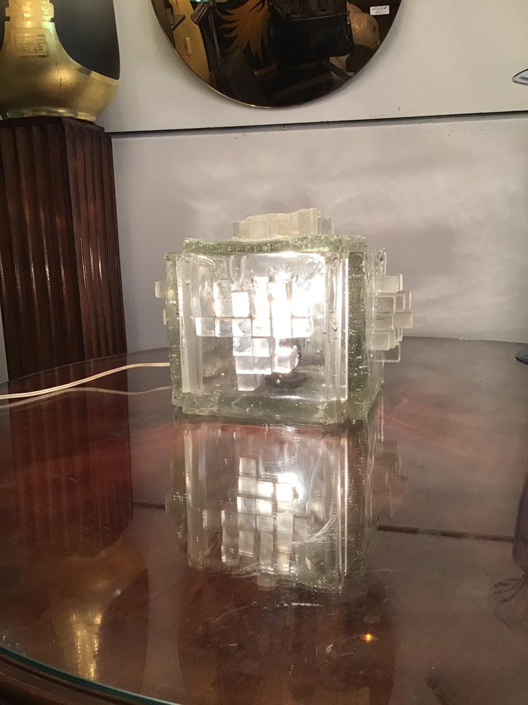 Poliarte “APIS” Table Lamp Murano Glass, 1960, Italy  For Sale 4