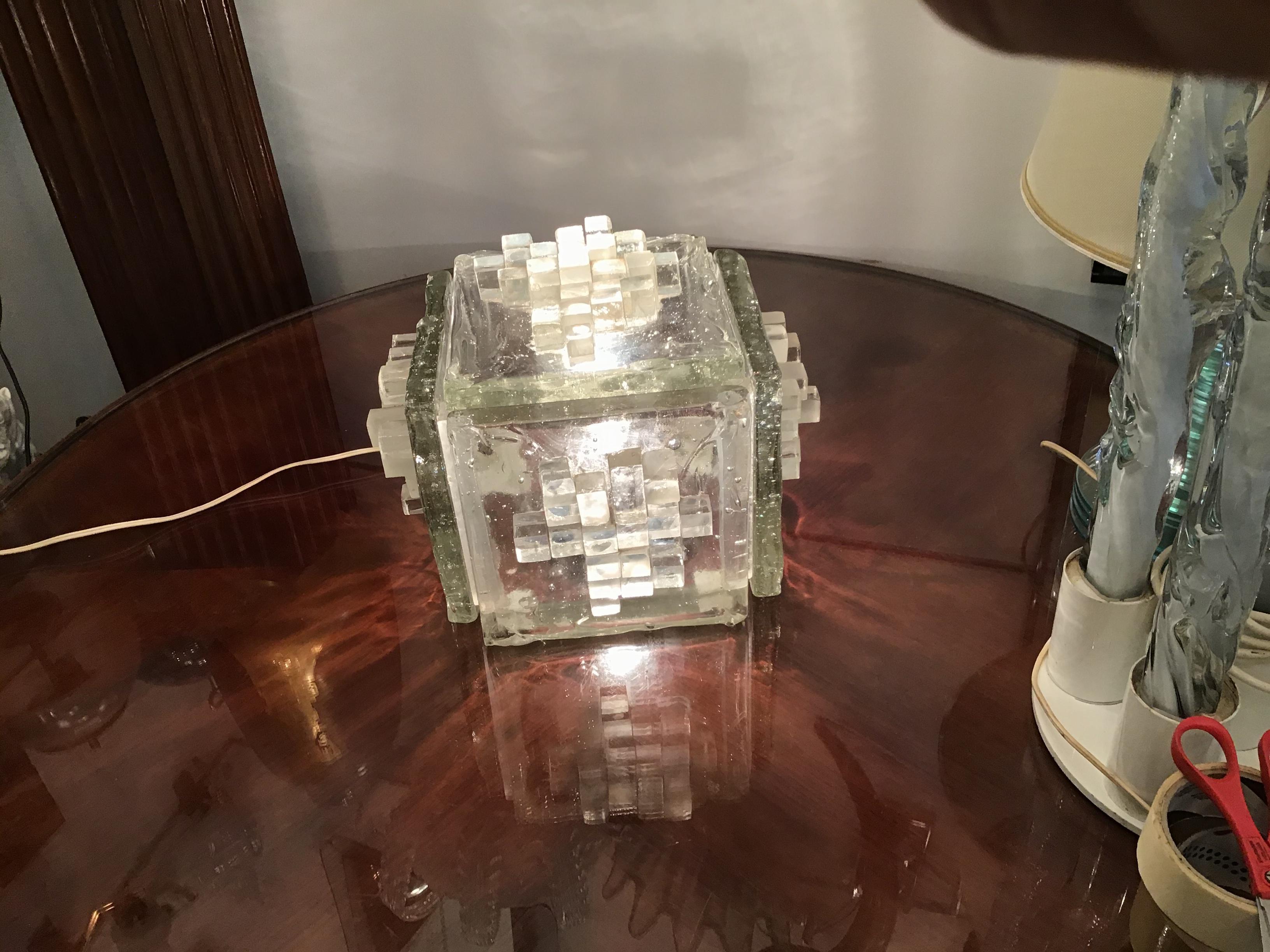 Poliarte APIS-Tischlampe aus Muranoglas, 1960, Italien (Mitte des 20. Jahrhunderts) im Angebot