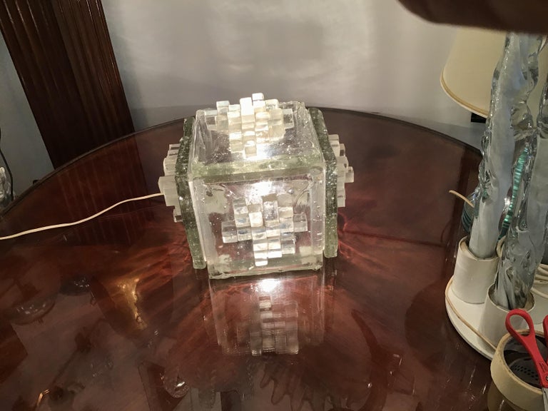 Mid-20th Century Poliarte “APIS” Table Lamp Murano Glass, 1960, Italy  For Sale