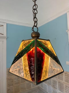 Brutalist Murano Glass Chandelier by Longobard Italy, 1970