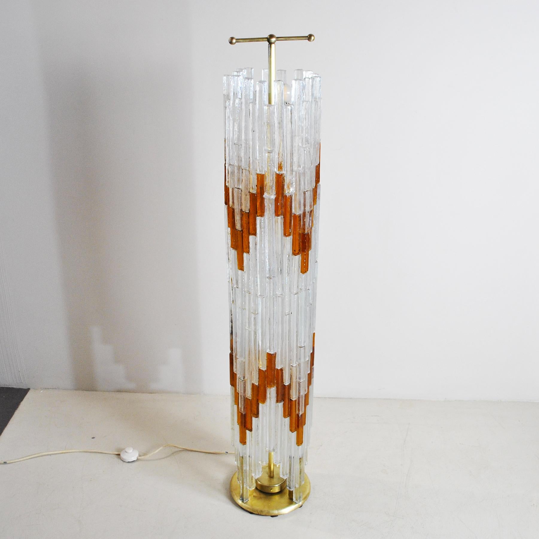 Mid-Century Modern Poliarte by Albano Poli Floor Lamp Late Sixties For Sale