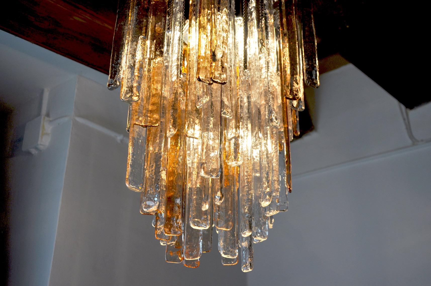 Late 20th Century Poliarte Chandelier by Albano Poli, 1970, Italy For Sale