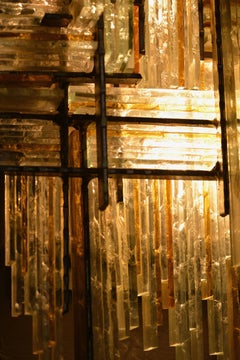 Poliarte, Glass Sconce, Italy, Late 1960s