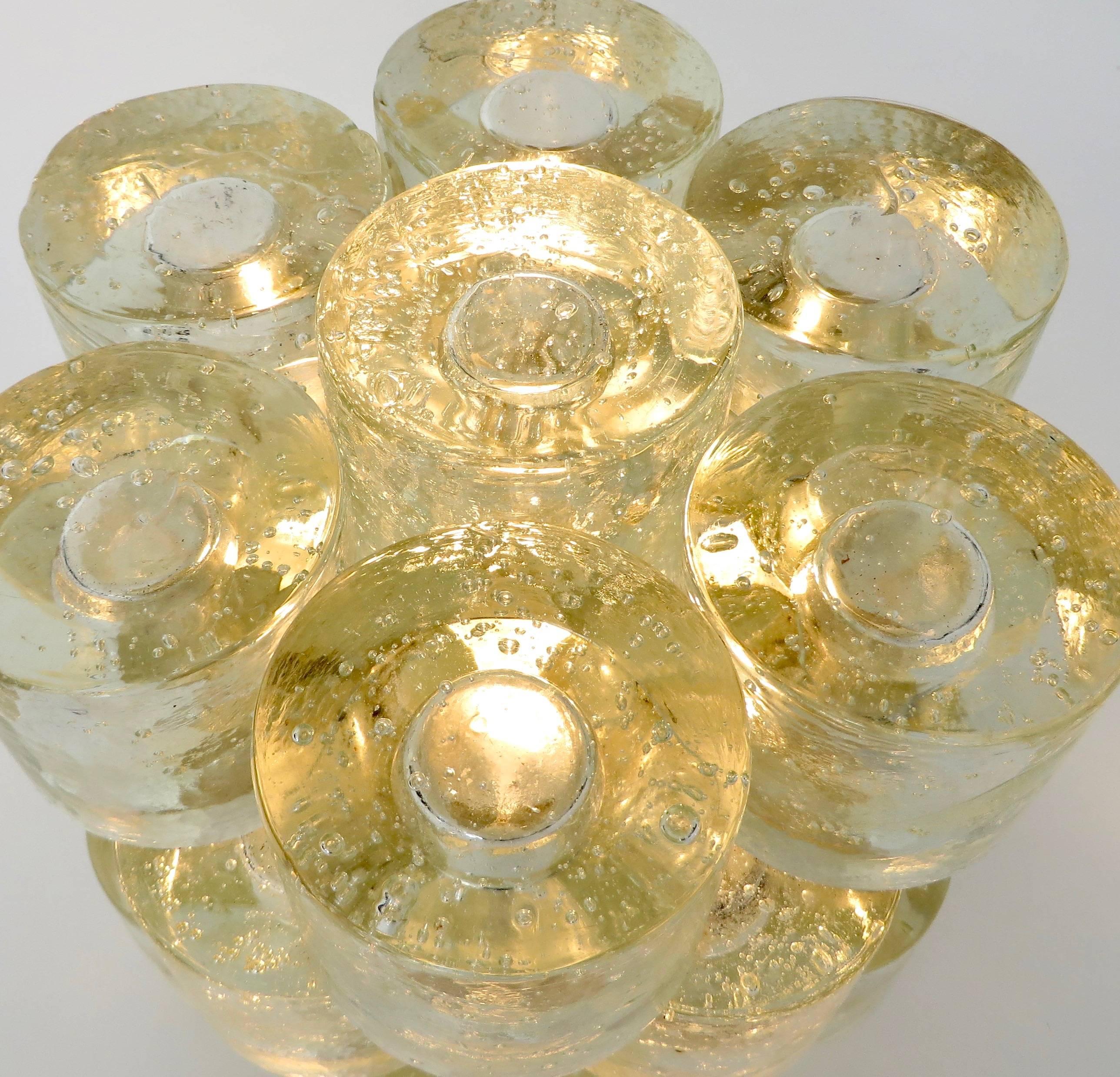 Poliarte Italian Sculptural Murano Glass Table Lamp  9