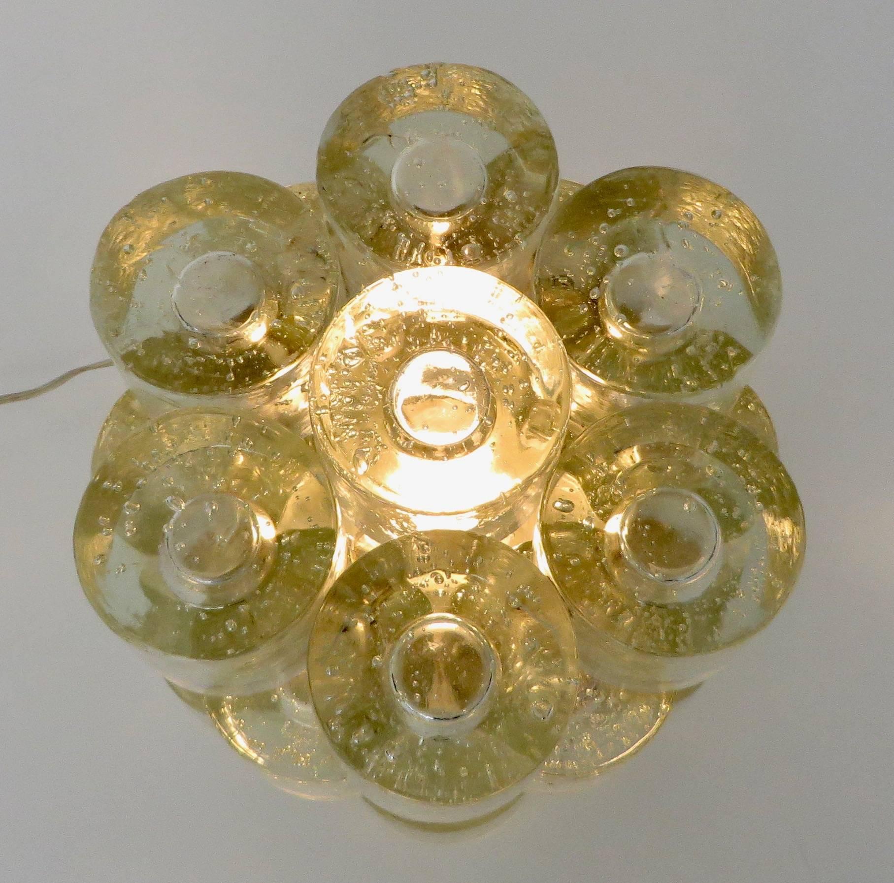 Poliarte Italian Sculptural Murano Glass Table Lamp  13