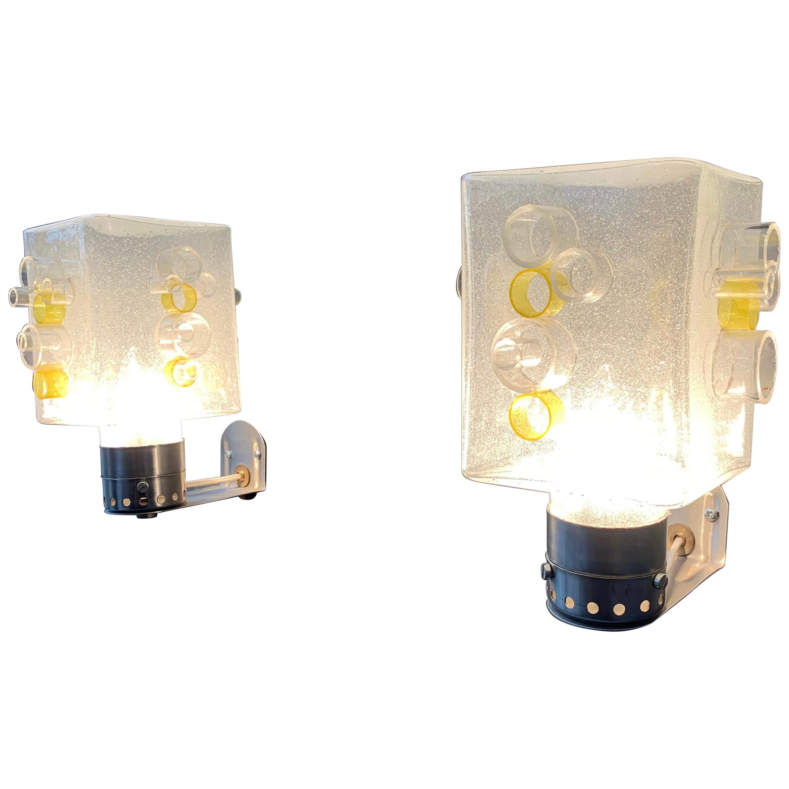 Poliarte MO 36 Pair of Sconces For Sale