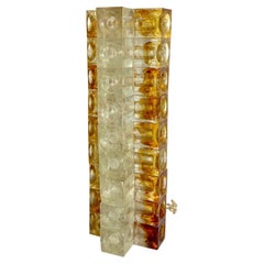 Poliarte, Rare Mid-Century Labeled murano glass floor lamp from 70s