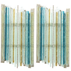 Poliarte Stacked Murano Glass Sconces