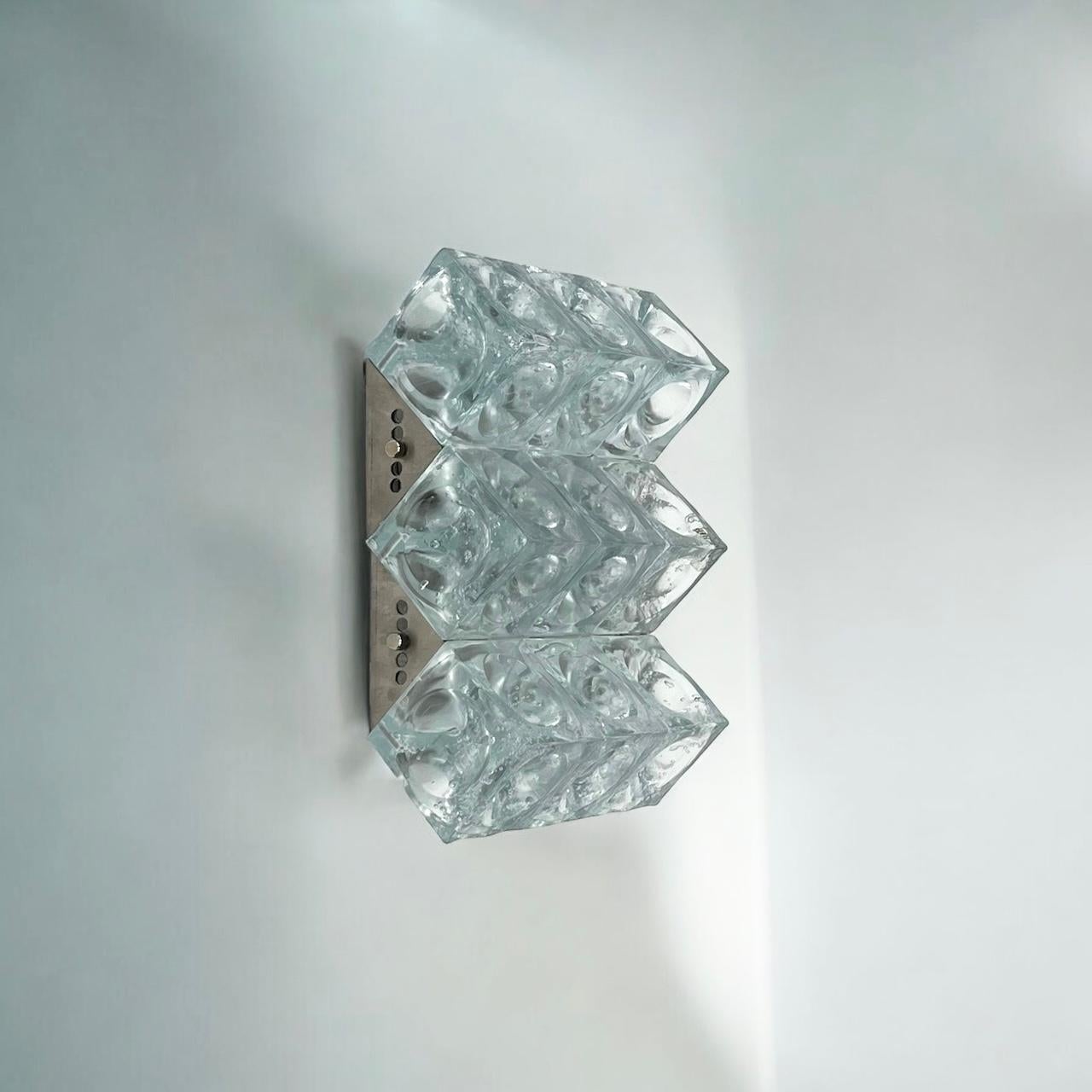 Poliarte Vintage Handmade Glass Light 'Cetusa', Surama design Italy, 1970s in vendita 4
