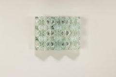 Applique murale Poliarte en verre cristallo, Italie, années 1970