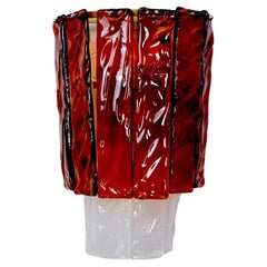 Poliarte-Wandleuchte von Albano Poli, 1970, Murano Italien