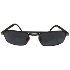 Police black lens gold sunglasses