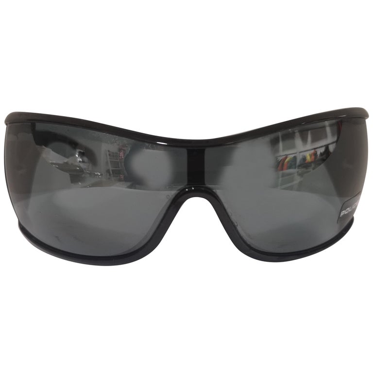 Police black mask sunglasses with swarovski stones at 1stDibs | police  sunglasses mask, police sunglasses