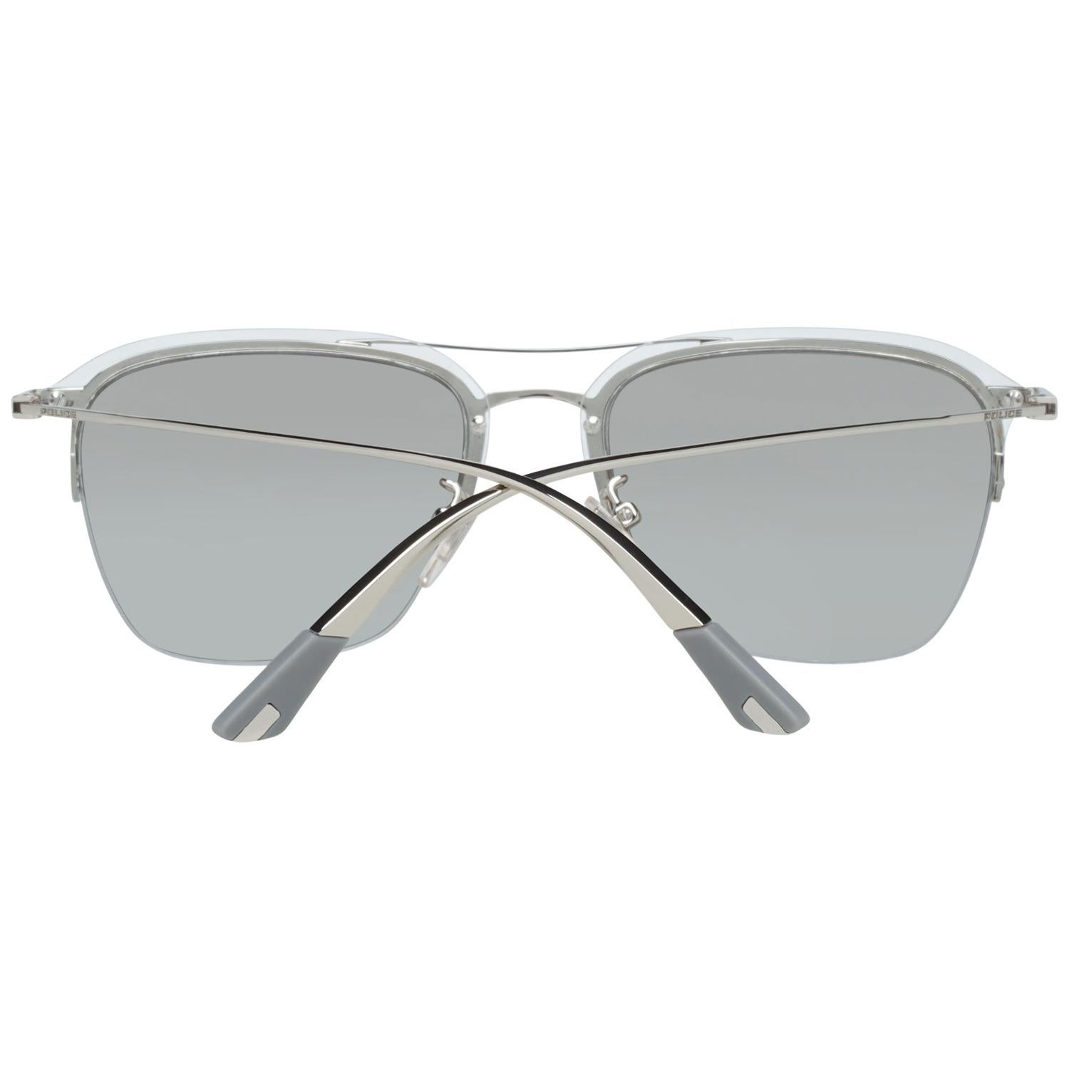 Police Mint Unisex Silver Sunglasses SPL783 54579X 54-18-140 mm 2