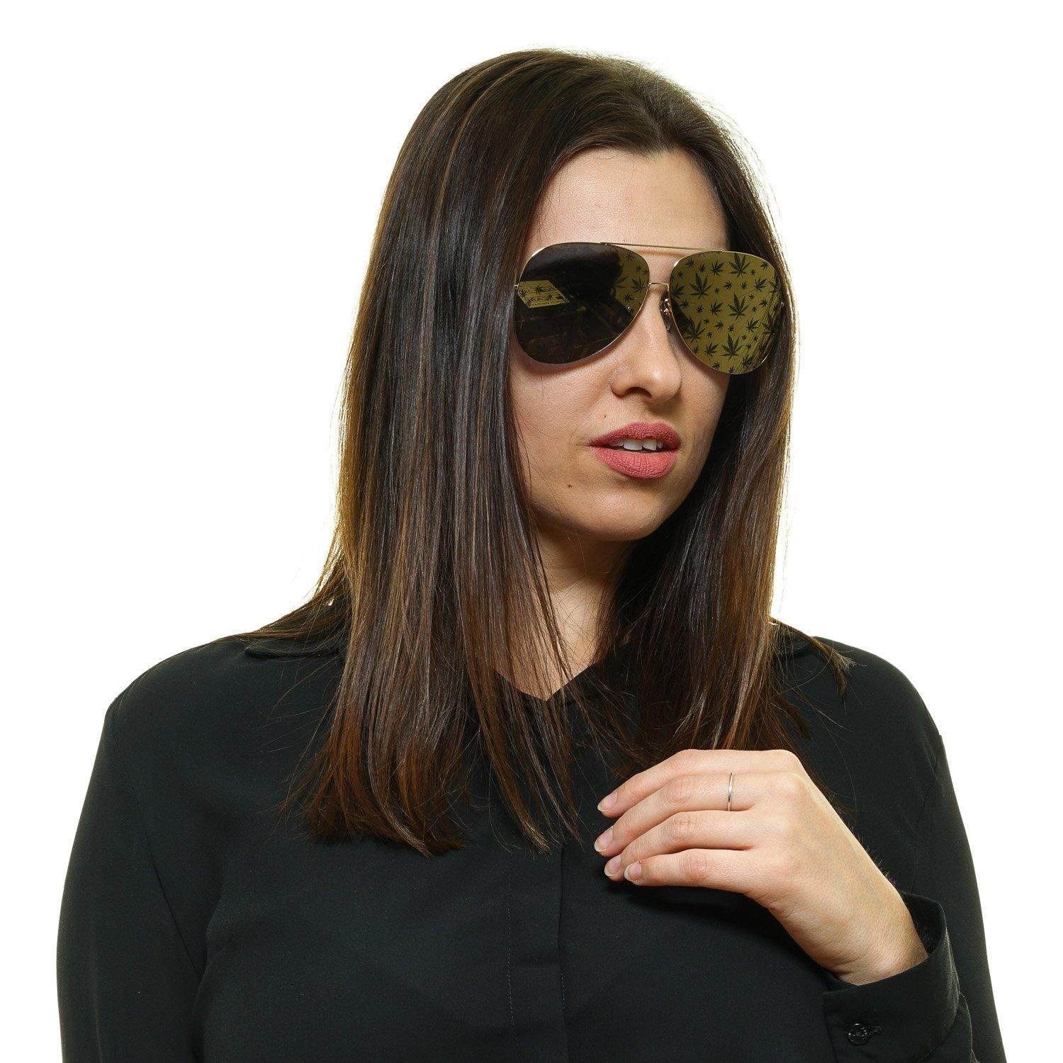 Police Mint Women Gold Sunglasses SPL406E62300L 62-11-140 mm In Excellent Condition In Rome, Rome