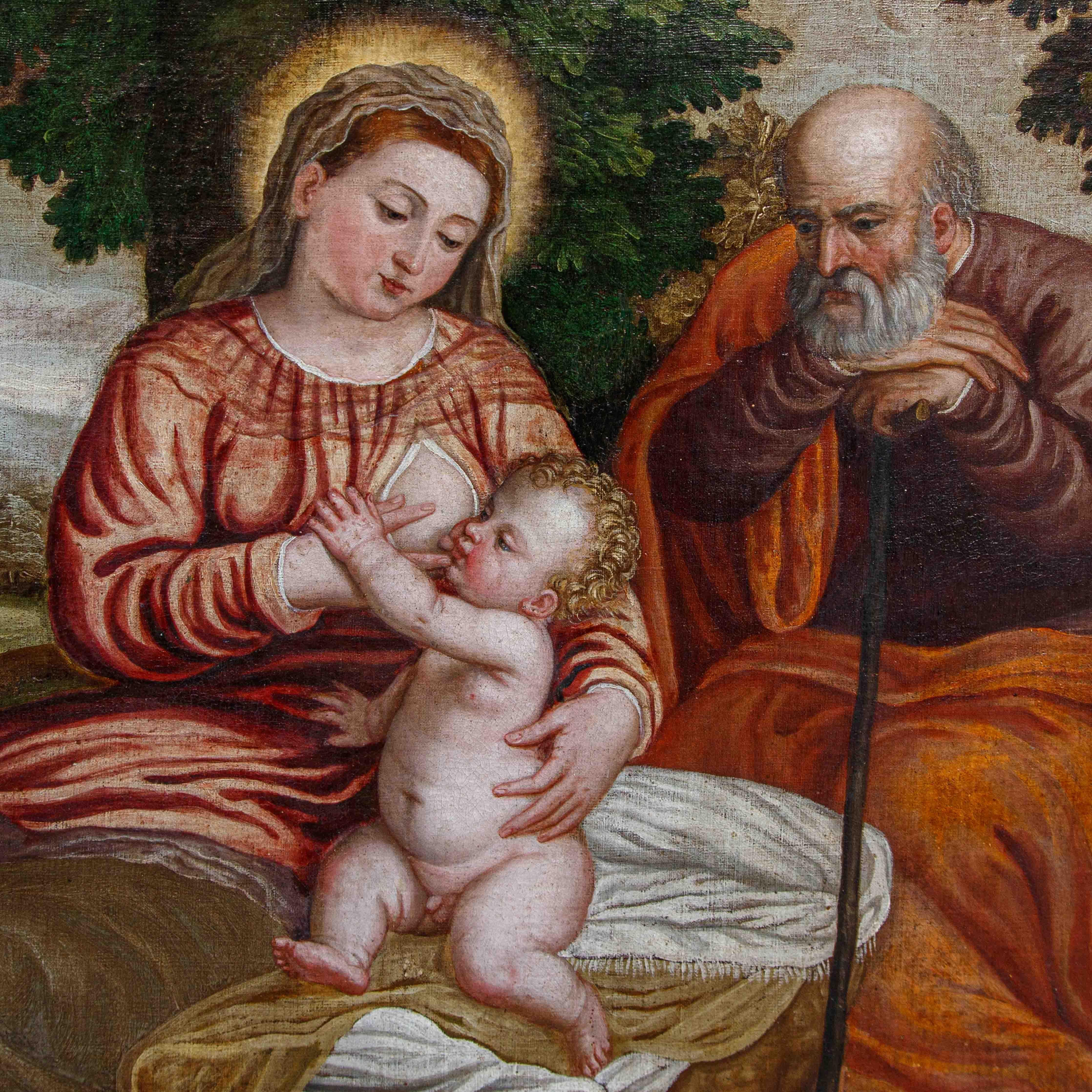 Polidoro de Renzi detto Polidoro da Lanciano, Sacra famiglia con san Giovannino in vendita 2