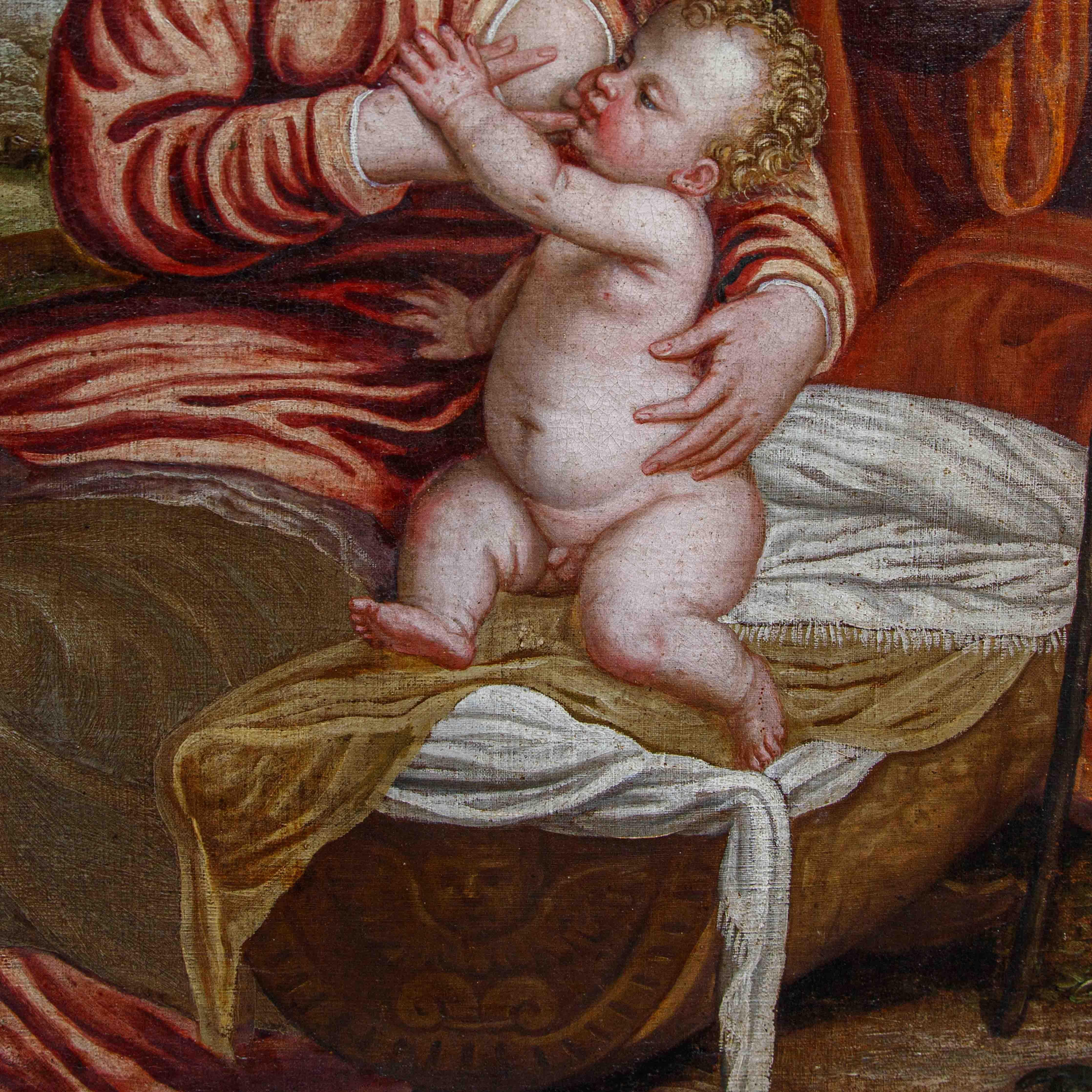 Polidoro de Renzi detto Polidoro da Lanciano, Sacra famiglia con san Giovannino in vendita 3