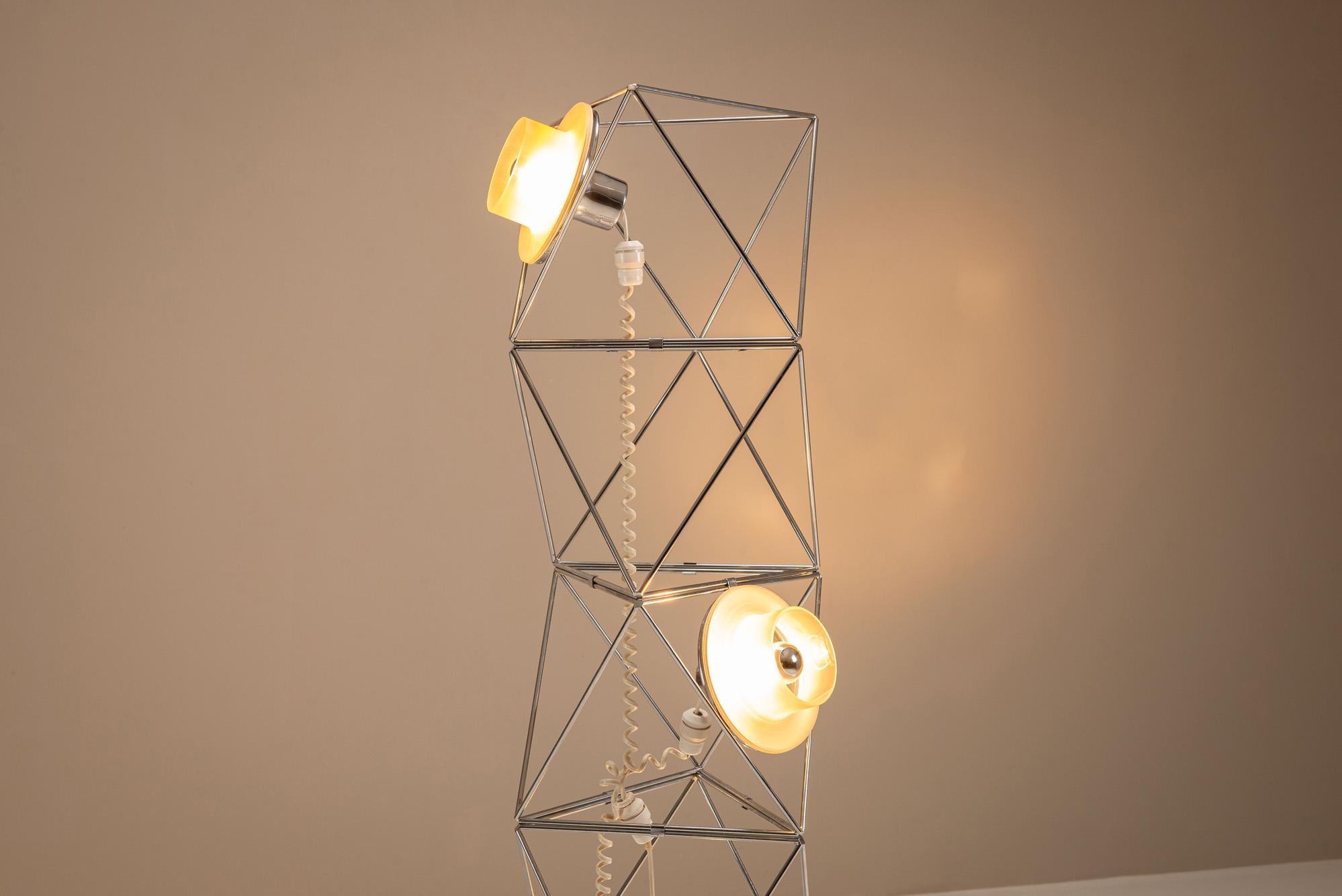Lampada scultorea 'Poliedra' di Felice Ragazzo per Harvey Guzzini, Italia in vendita 3