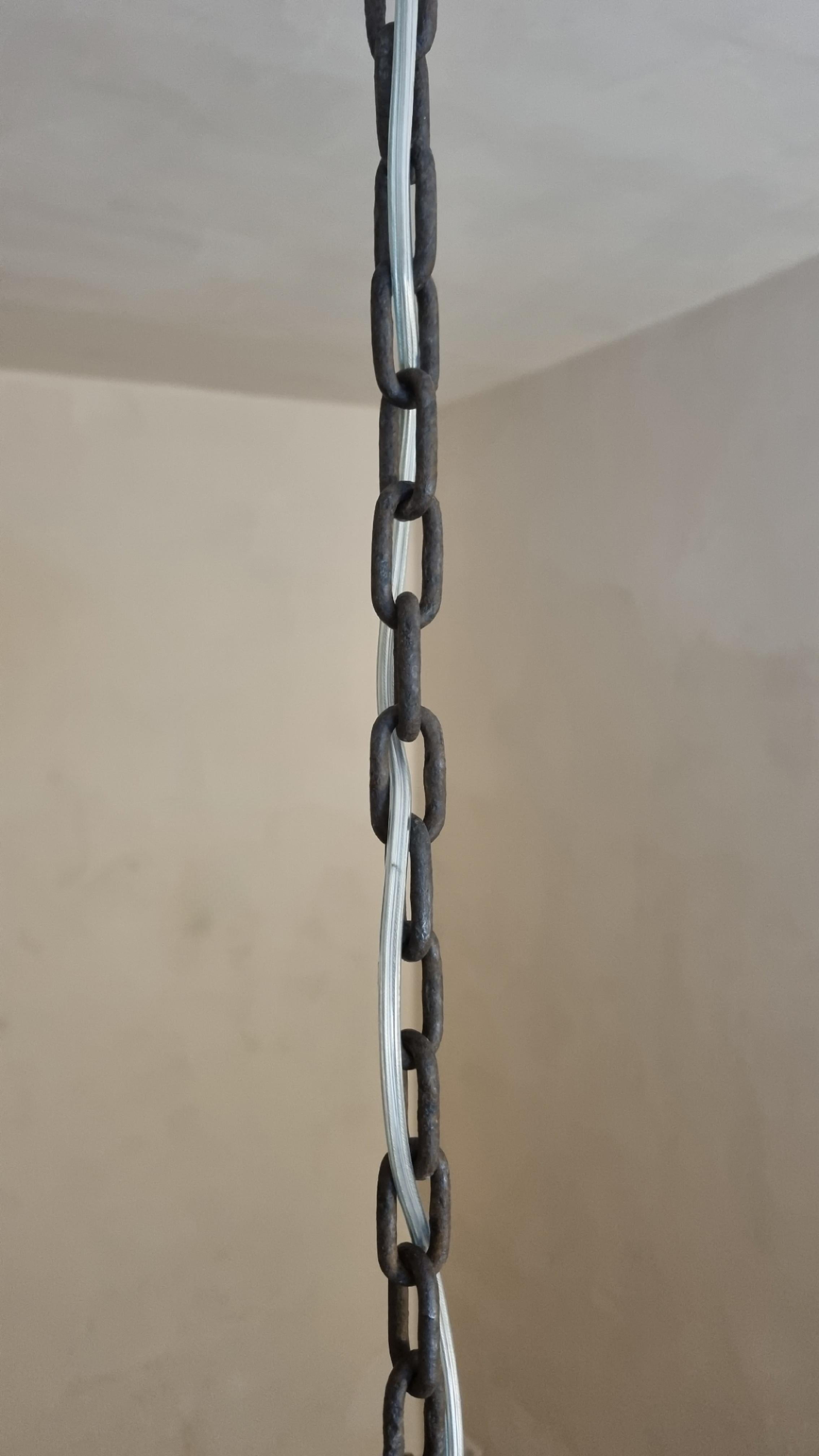 Poliedri ceiling lamp designed by Carlo Scarpa for Venini 1958 For Sale 4
