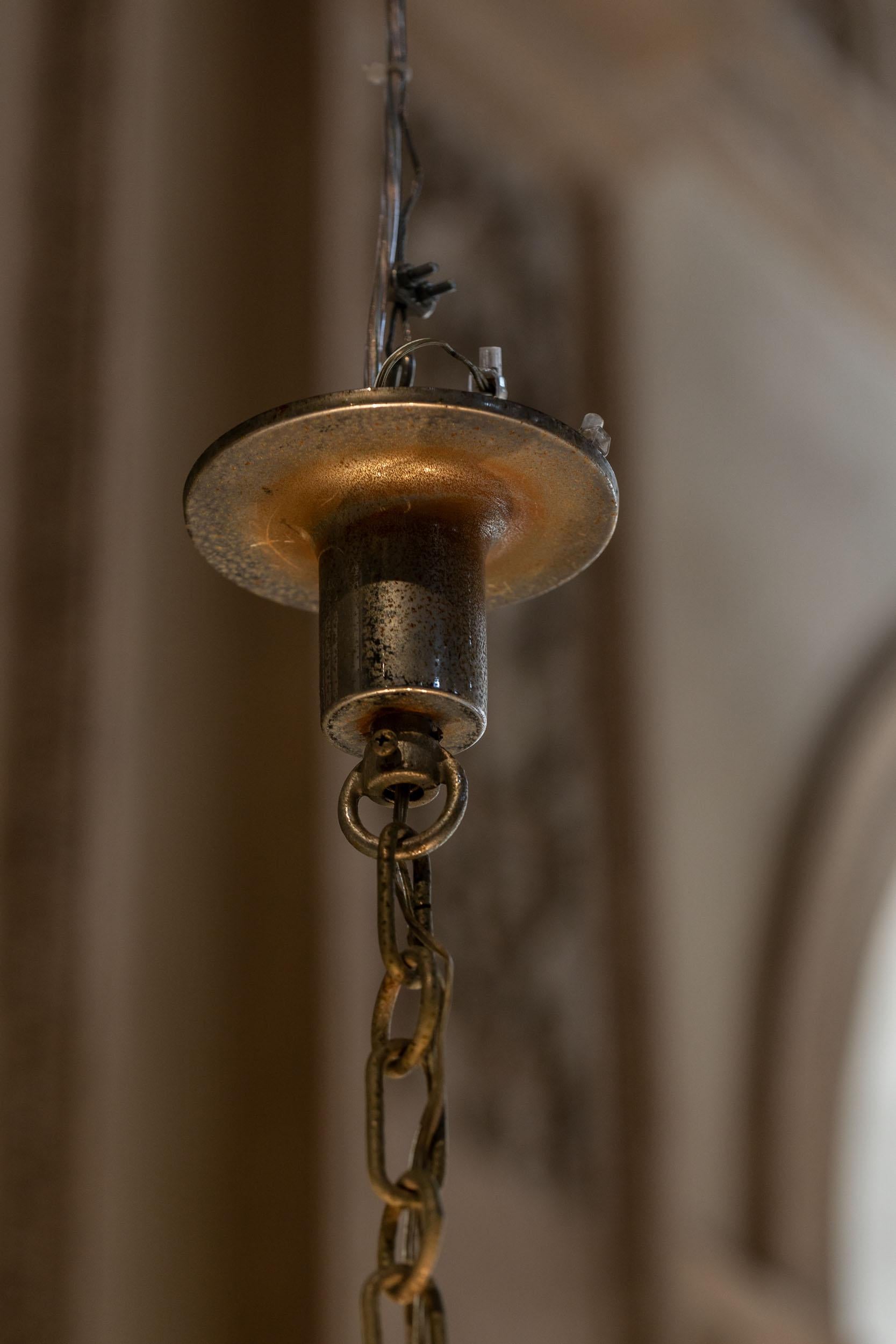 Poliedri Chandelier Attributed to Carlo Scarpa for Venini 12