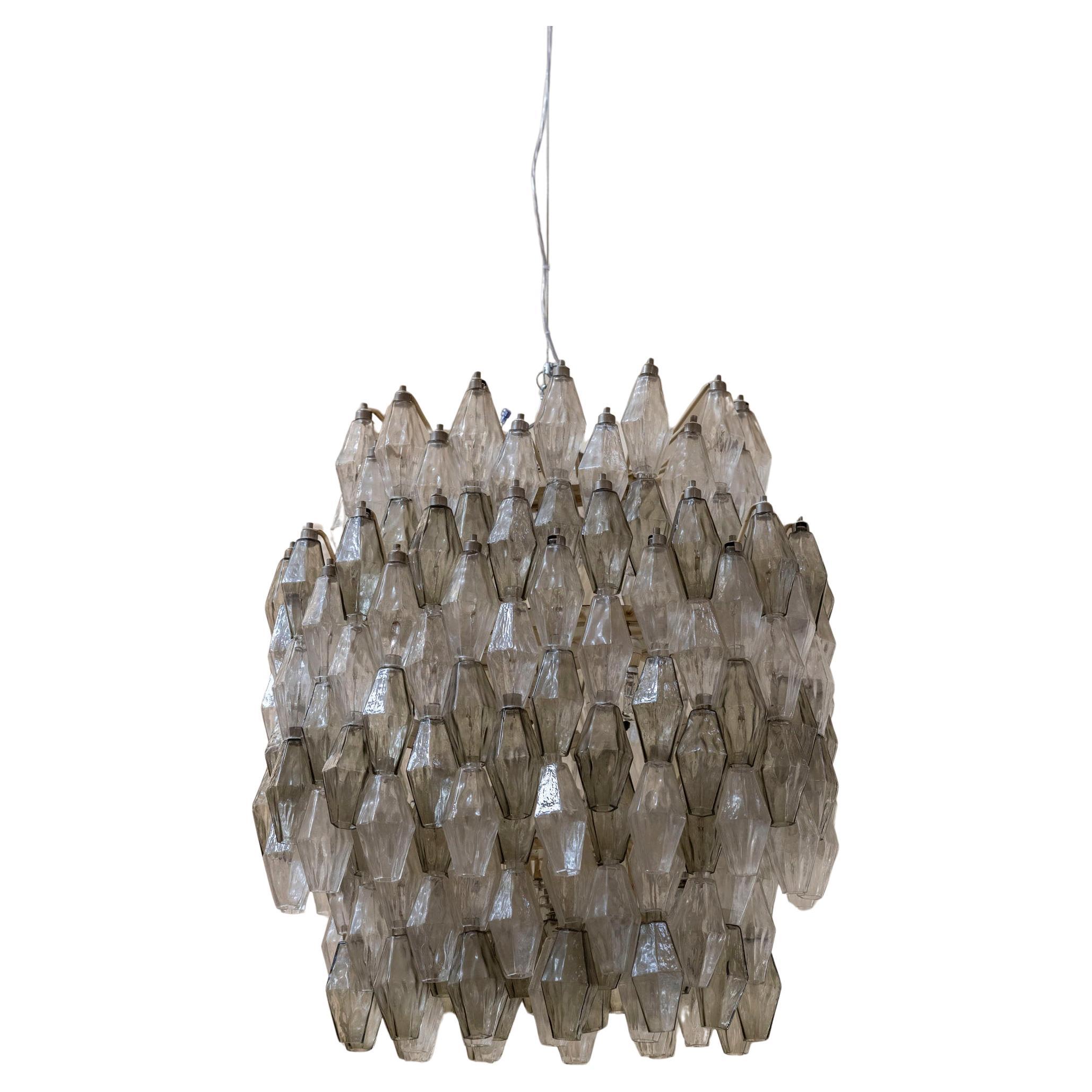Lustre Poliedri attribué à Carlo Scarpa pour Venini