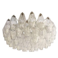 Poliedri Chandelier attributed to Venini
