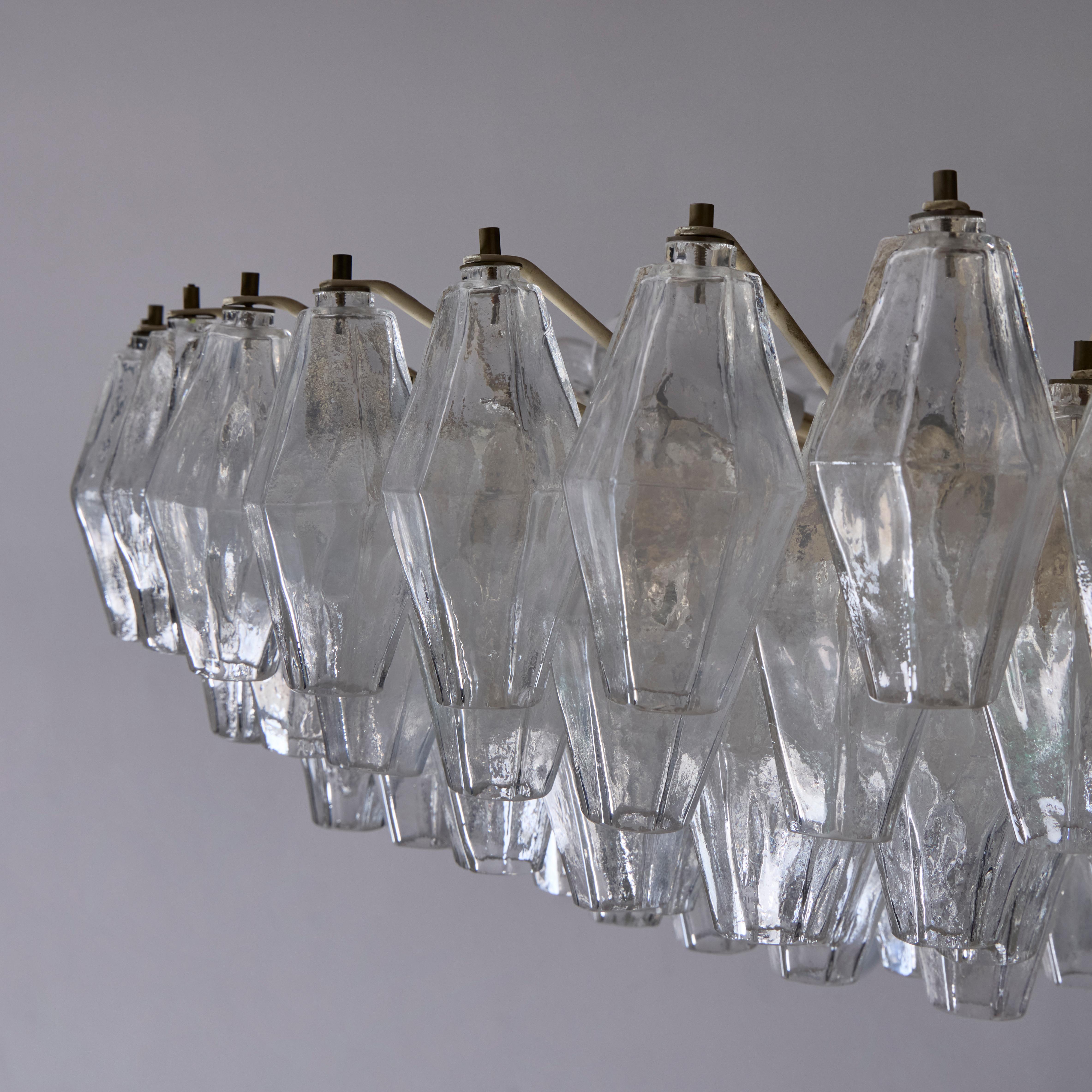 Lampadario 'Poliedri' di Carlo Scarpa per Venini in vendita 4