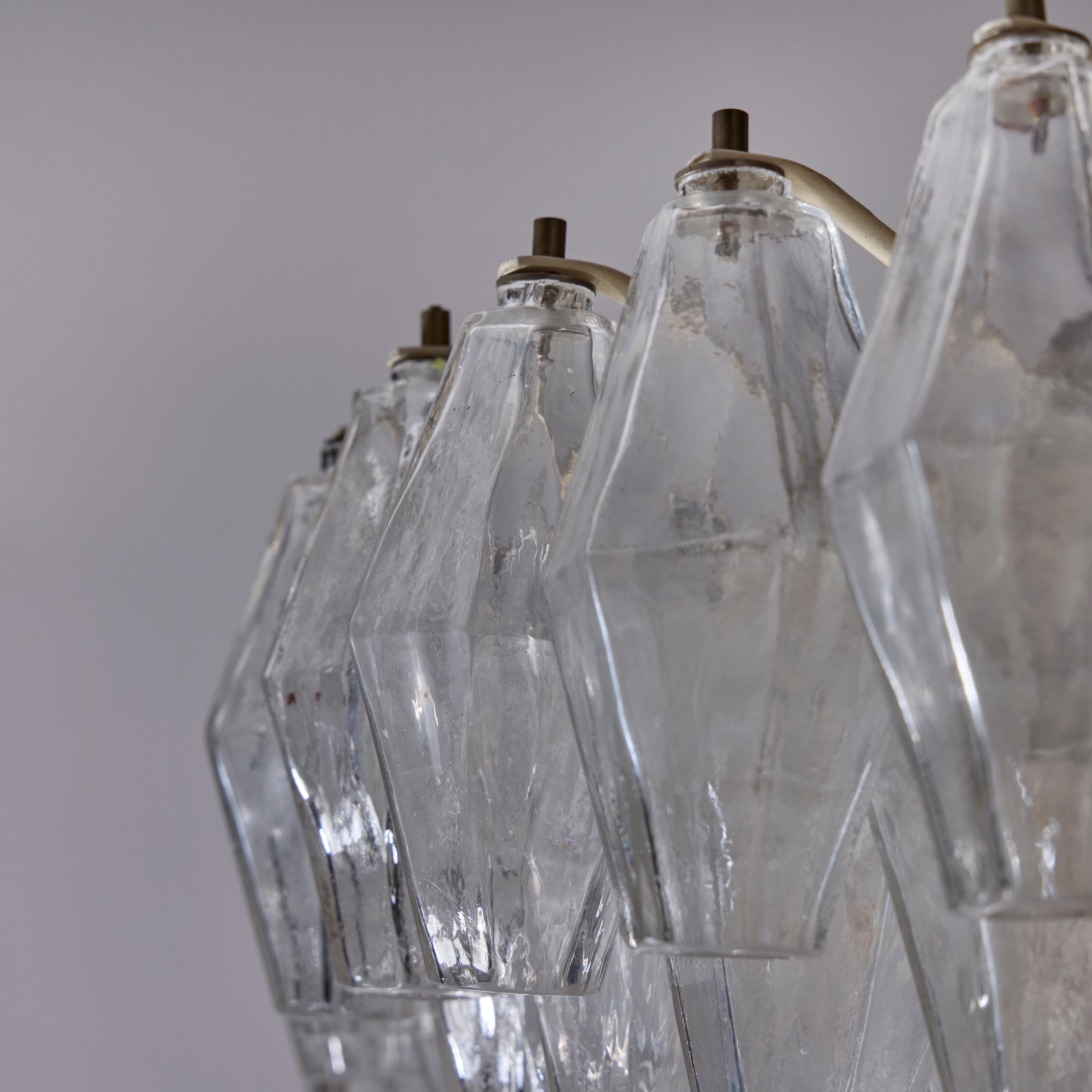 Lampadario 'Poliedri' di Carlo Scarpa per Venini in vendita 7
