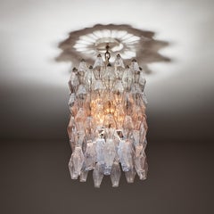 Poliedri Chandelier by Carlo Scarpa for Venini