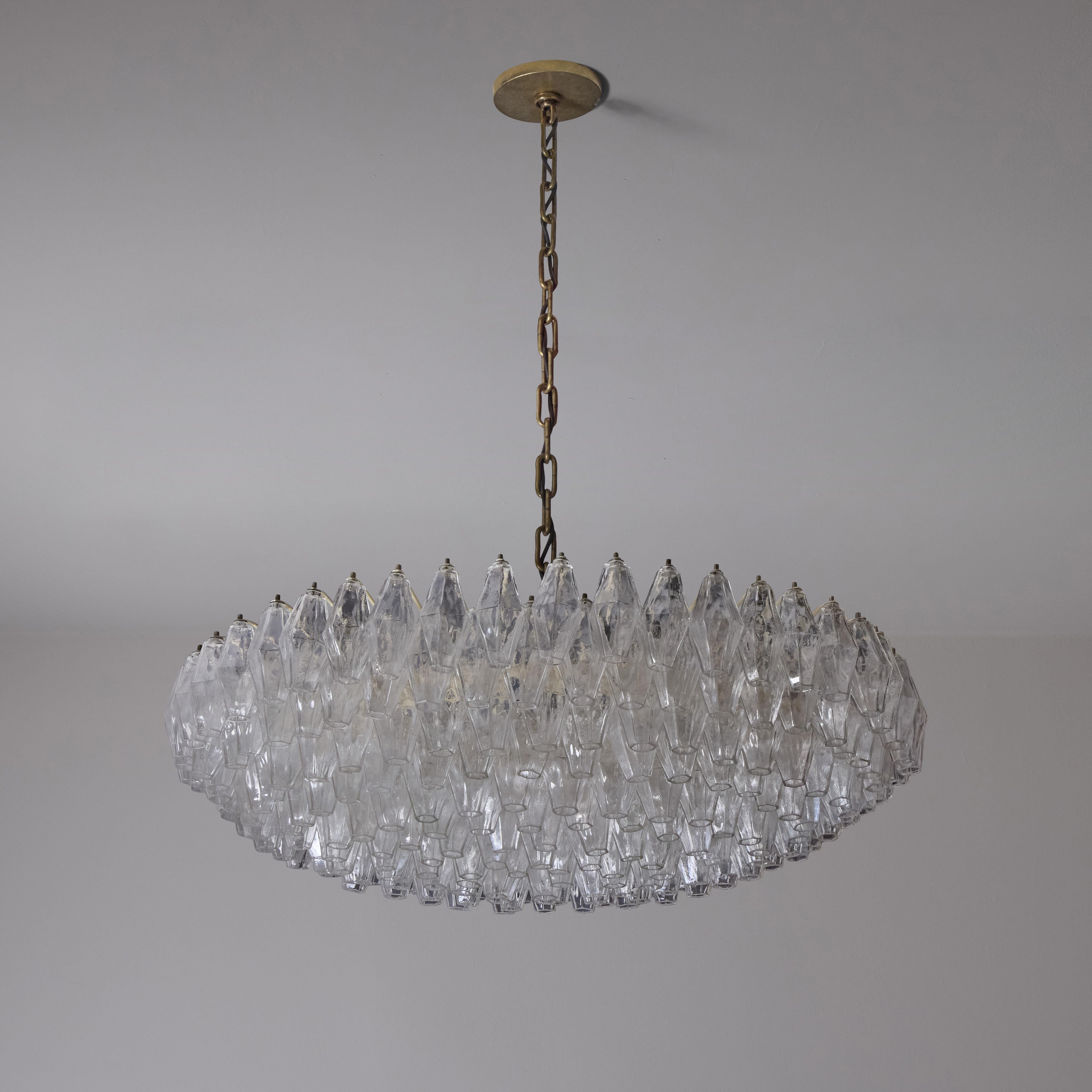 Italiano Lampadario 'Poliedri' di Carlo Scarpa per Venini in vendita