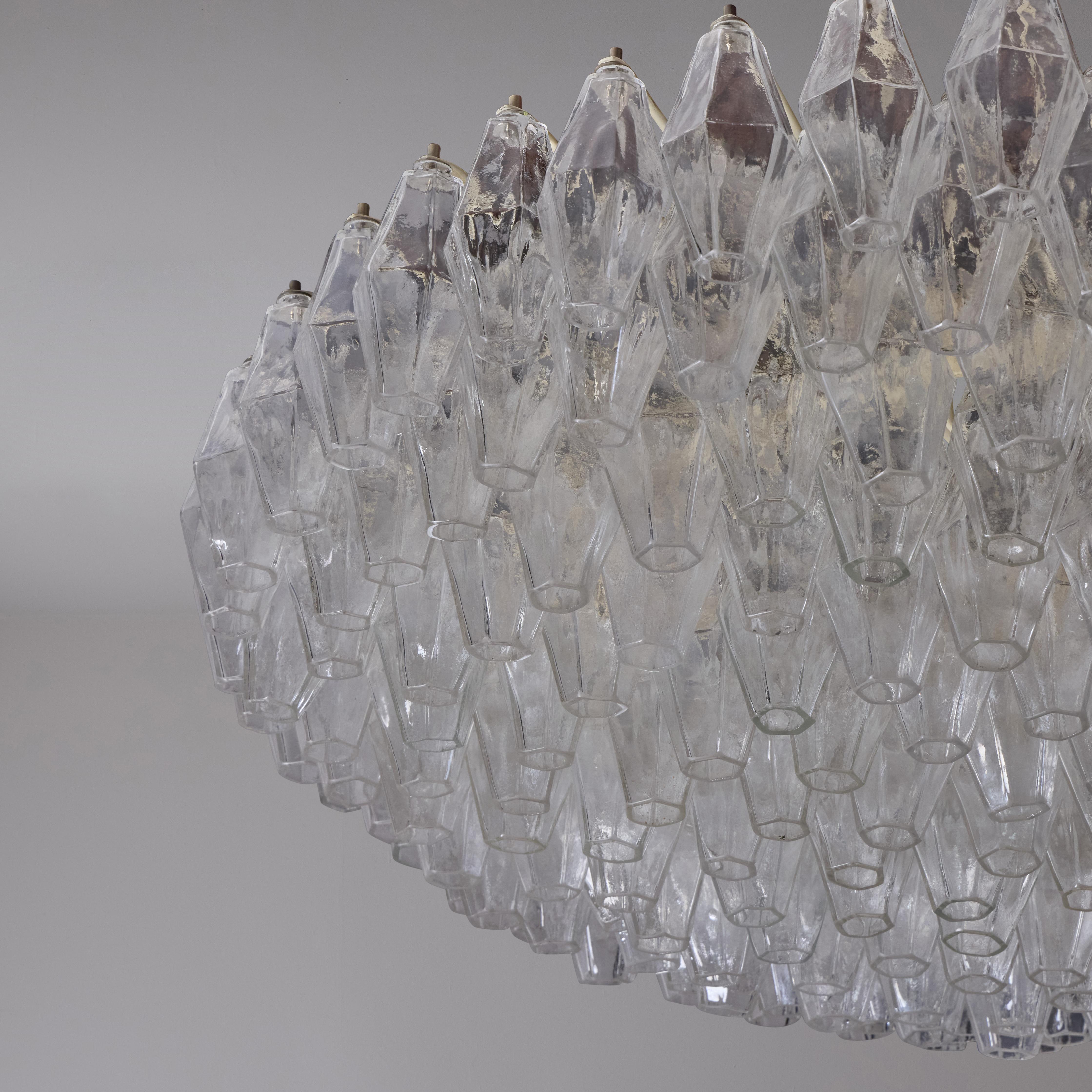 Lampadario 'Poliedri' di Carlo Scarpa per Venini In condizioni buone in vendita a Los Angeles, CA