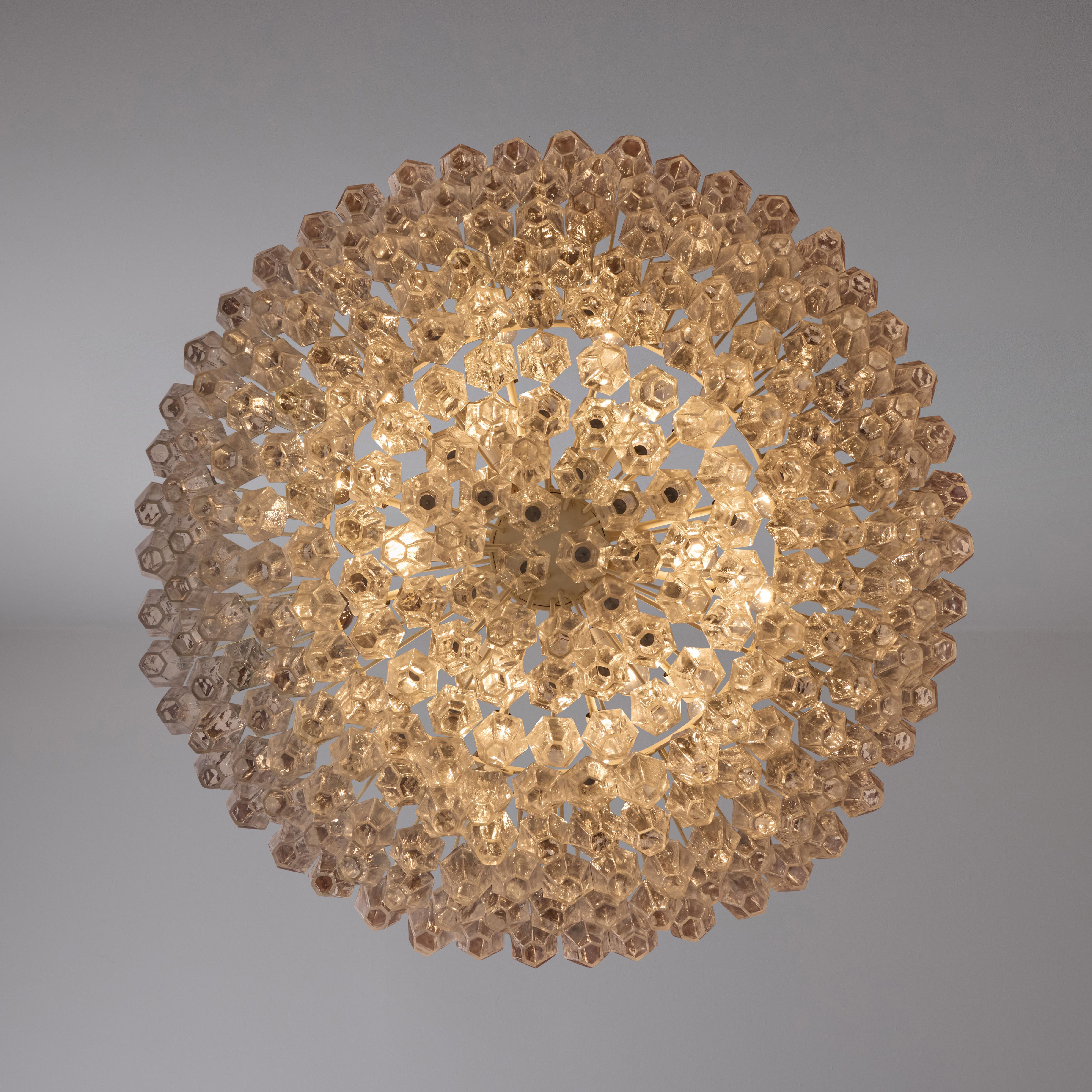 XX secolo Lampadario 'Poliedri' di Carlo Scarpa per Venini in vendita
