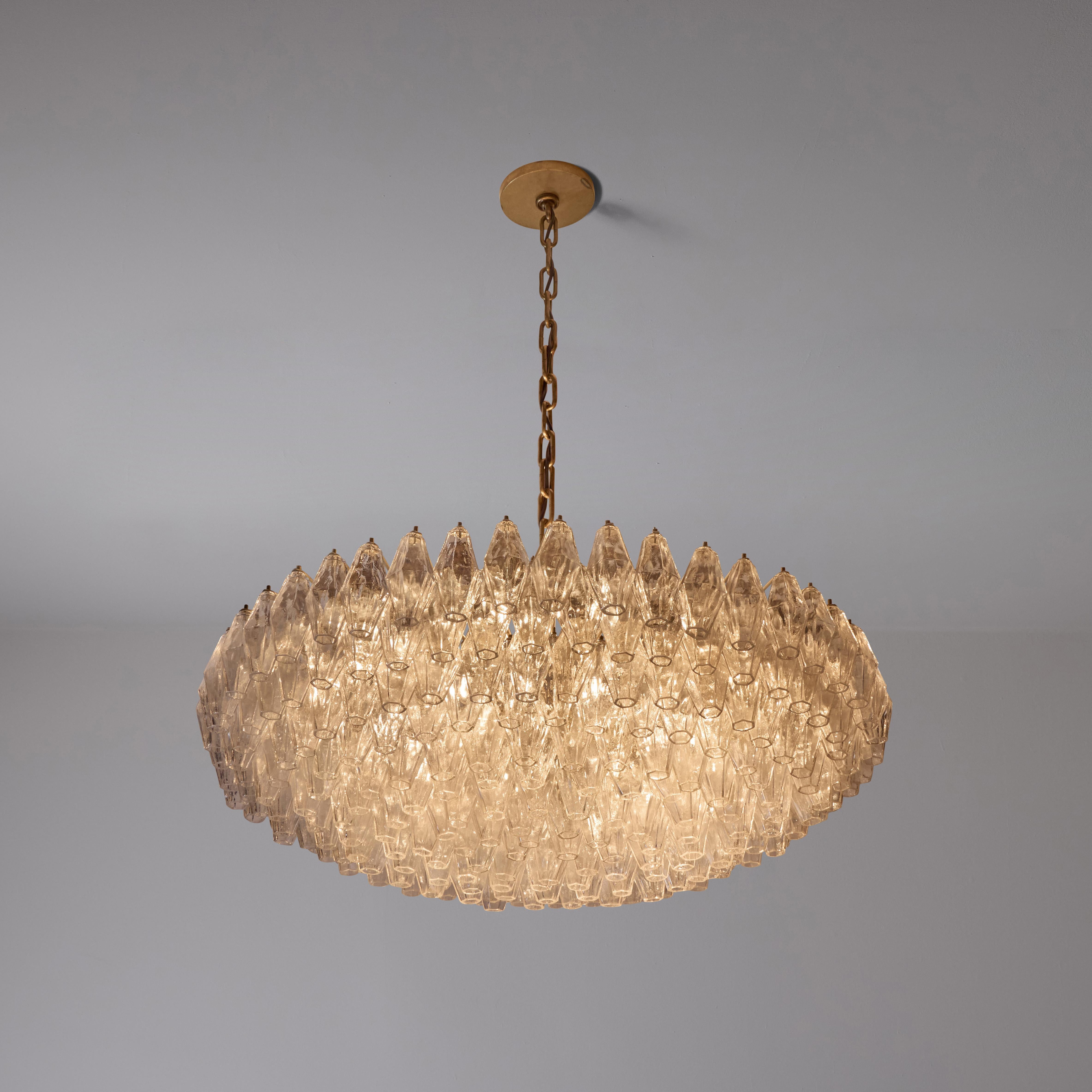 Lampadario 'Poliedri' di Carlo Scarpa per Venini in vendita 1