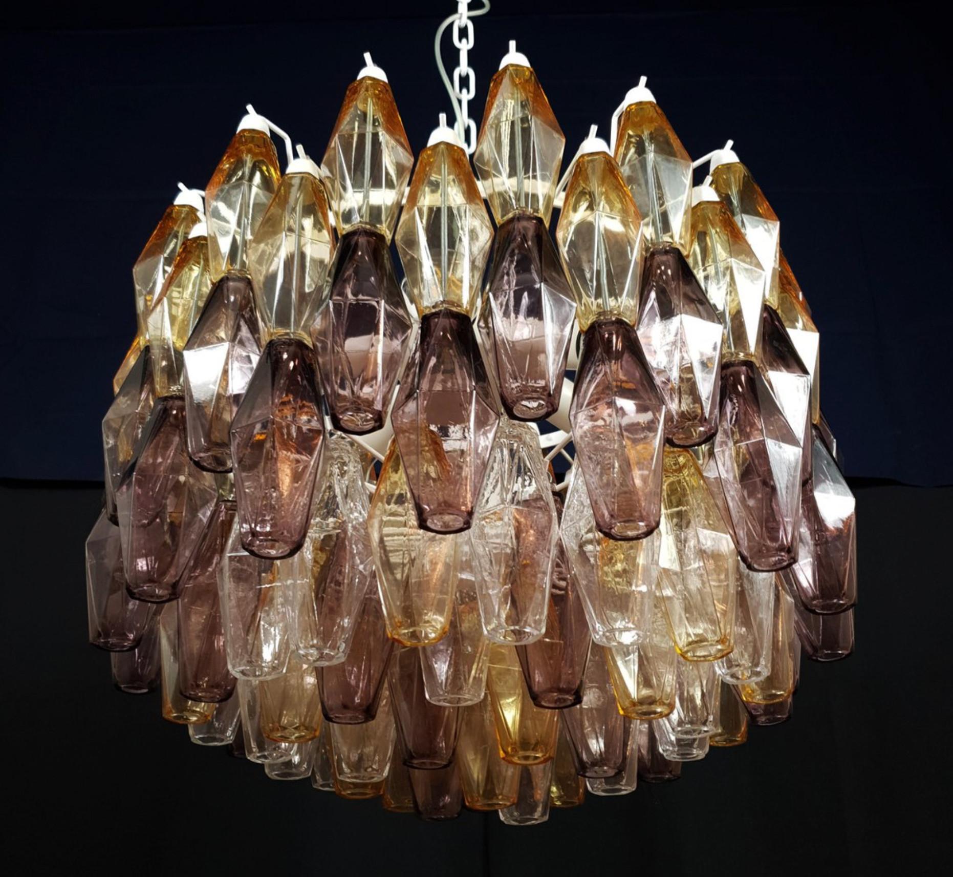 italien Lustre Poliedri en vente