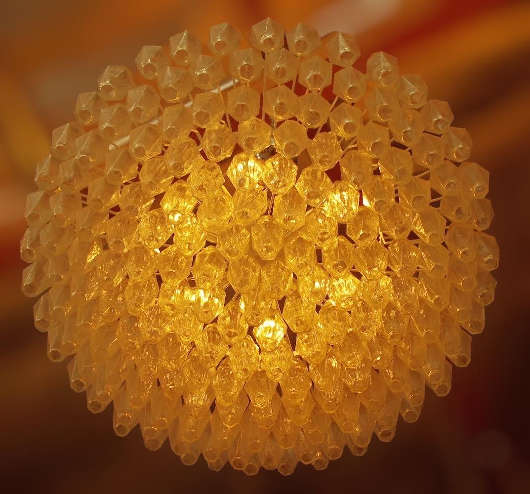Vetro di Murano Lampadario Poliedri in vendita