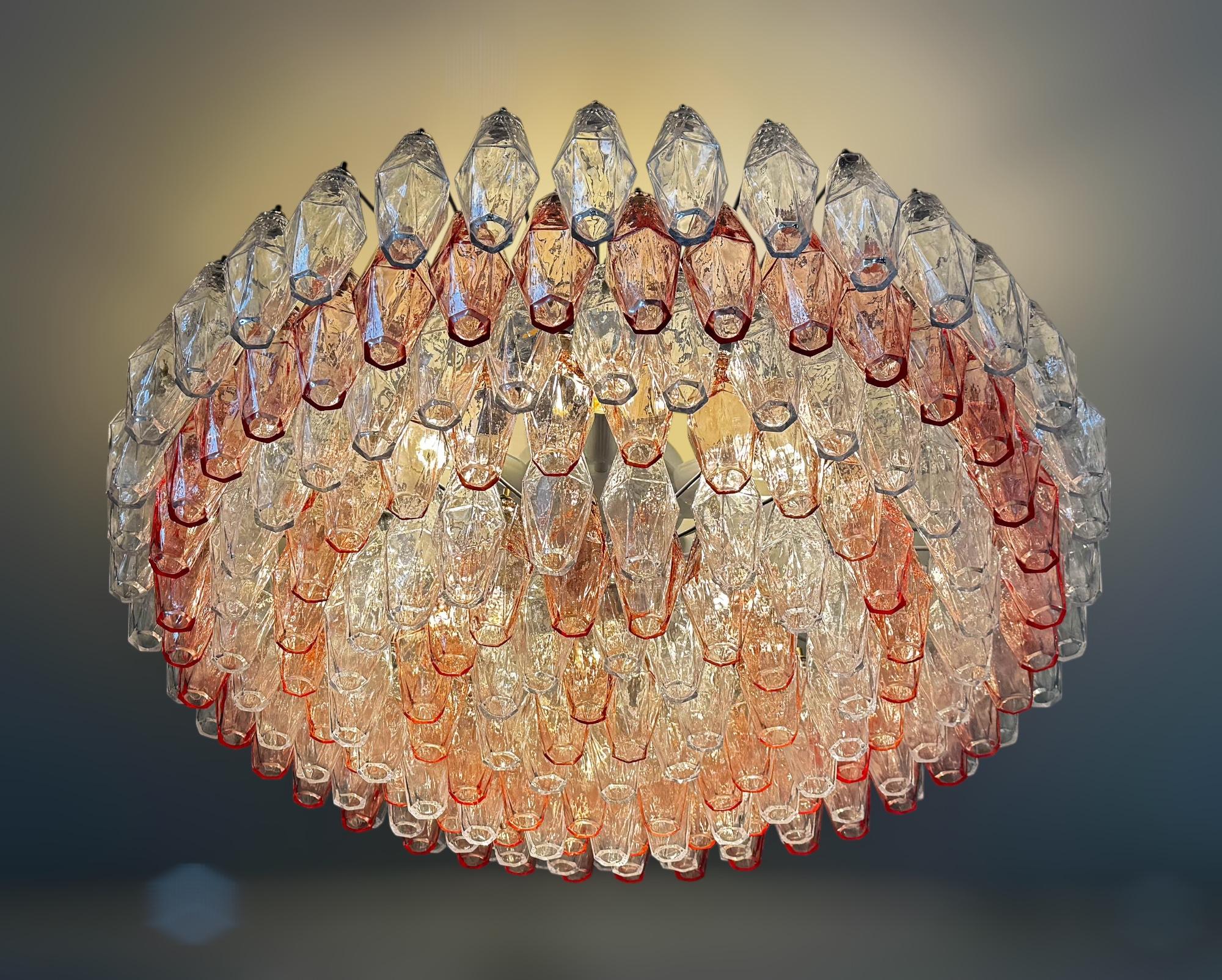 Vetro di Murano Lampadario Poliedri in vendita