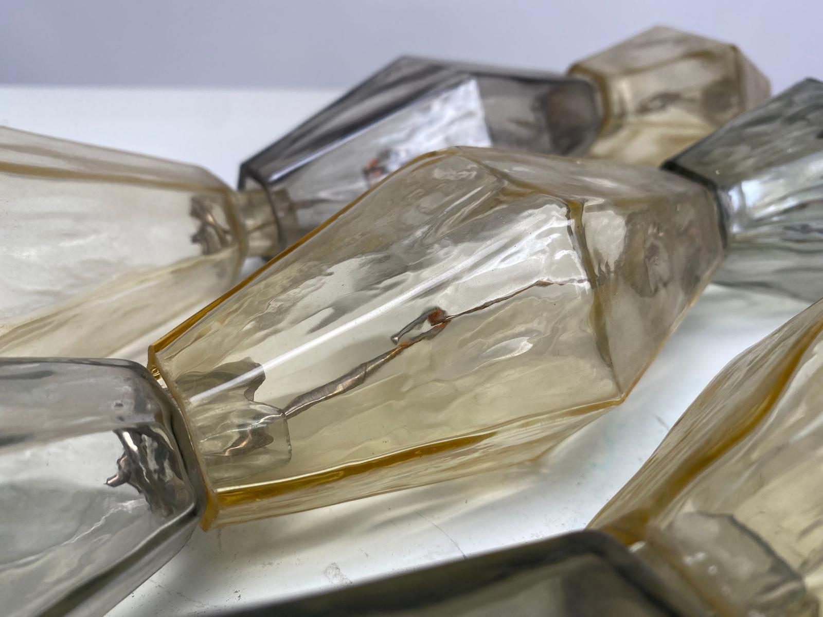Poliedri Chandelier in Murano Glass by Carlo Scarpa for Venini (First Edition) For Sale 1
