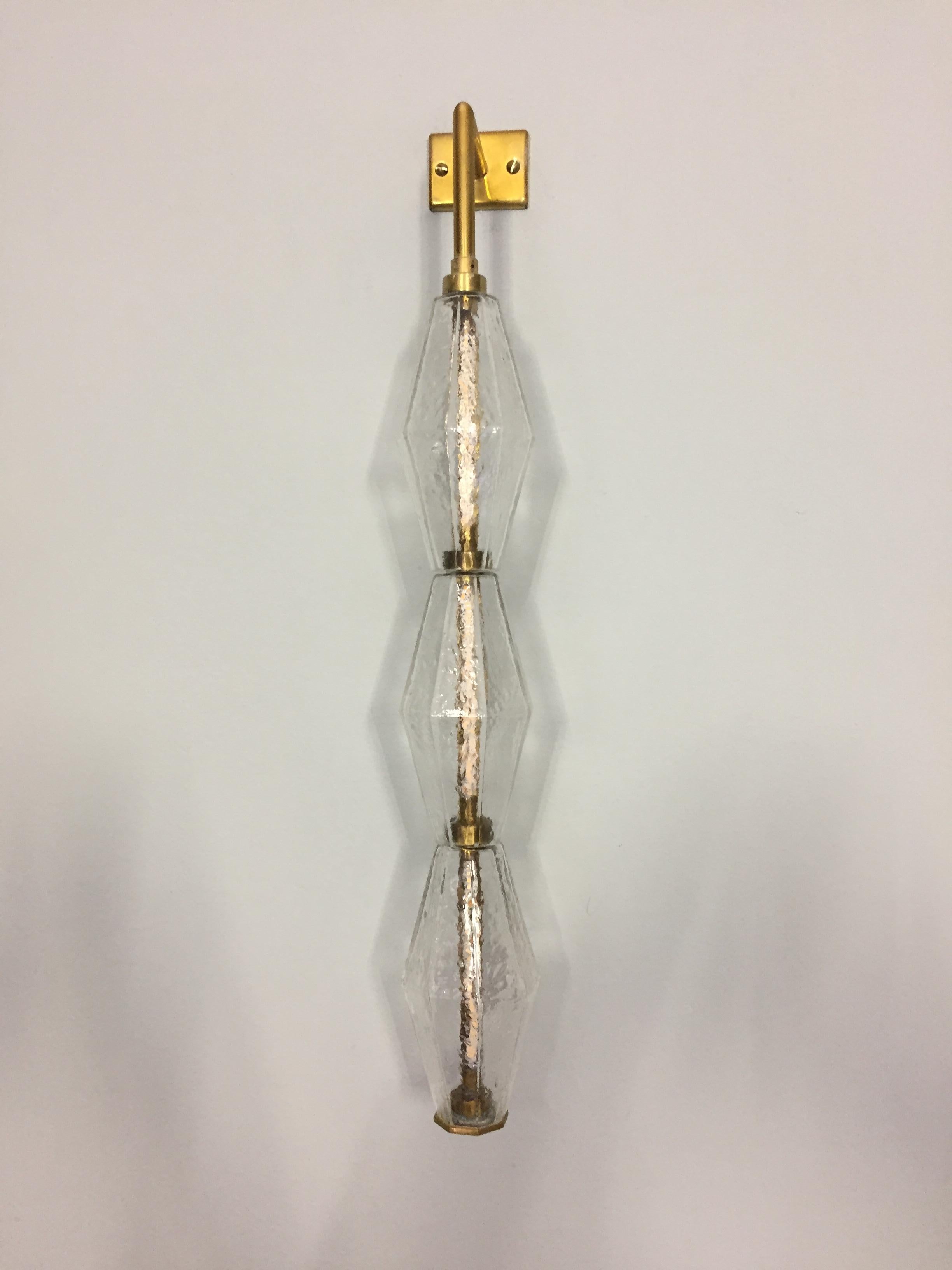 Minimalist Poliedri, Contemporary Wall Lamp For Sale