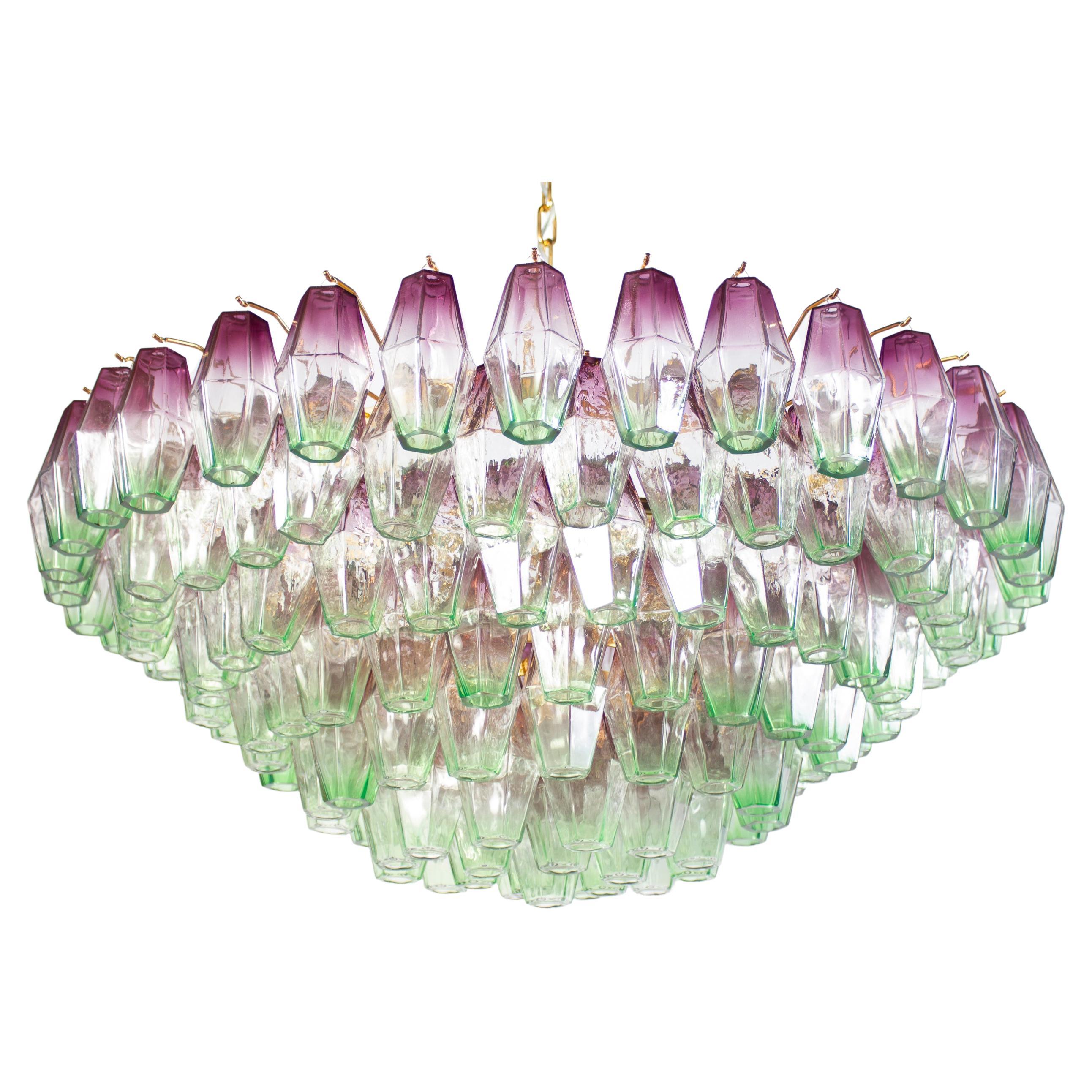 Nouveau Lustre De Plafond En Verre De Murano De Style Moderne Multicolore De Couleur | Bottega Veneziana