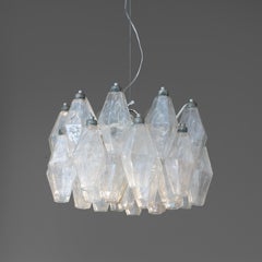 Poliedri Venini pendant lamp, 1970