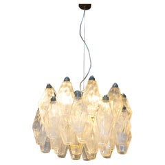 Poliedri Venini pendant lamp, 1970