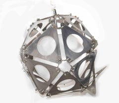 Poliedric Chandelier Lamp, 1970s