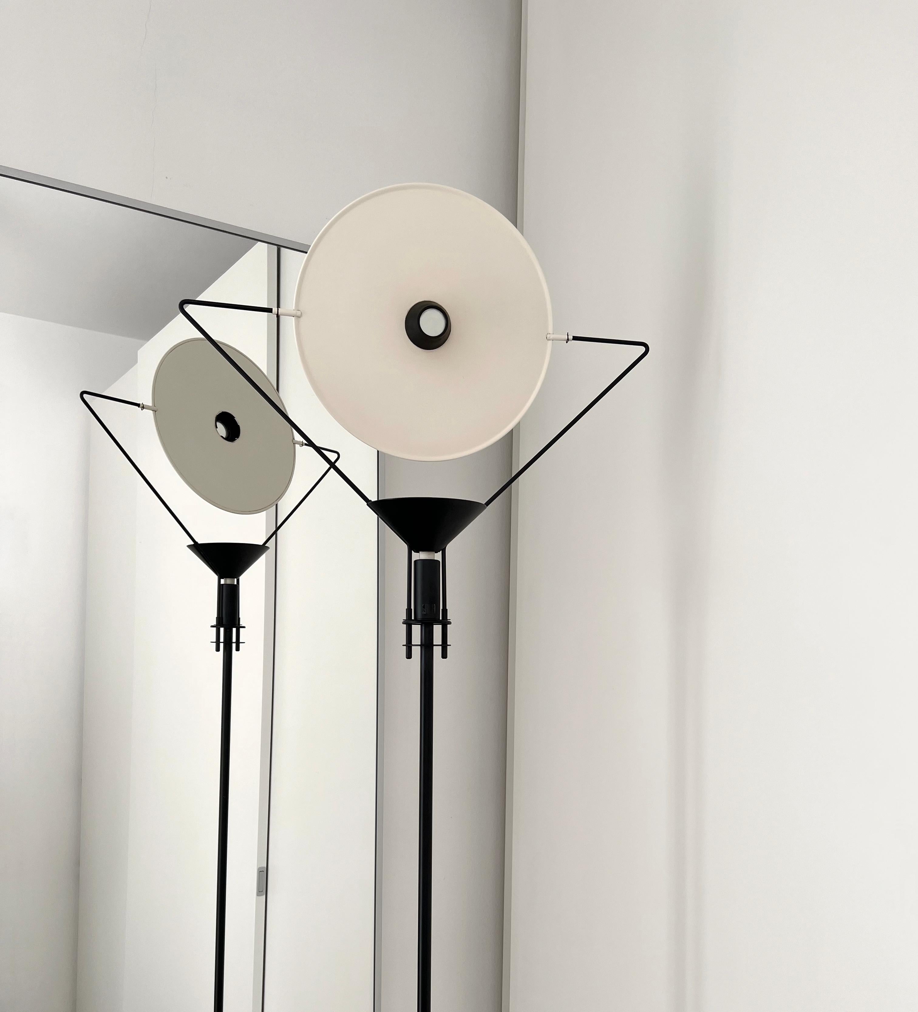 Metal Polifemo Floor Lamp by Carlo Forcolini for Artemide, Italy For Sale