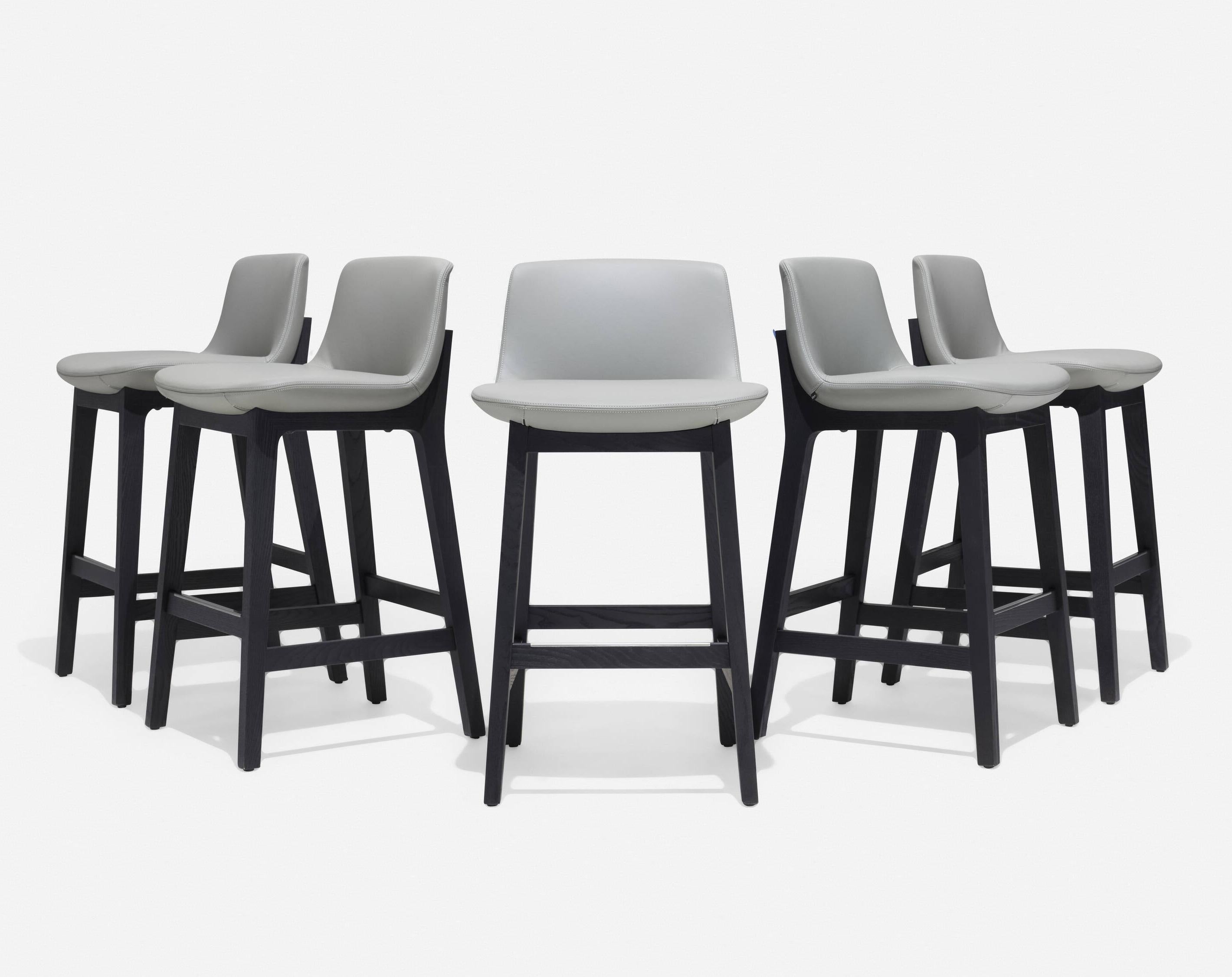 Poliform Ventura Counter Stool by Jean-Marie Massaud Five Available For Sale 8