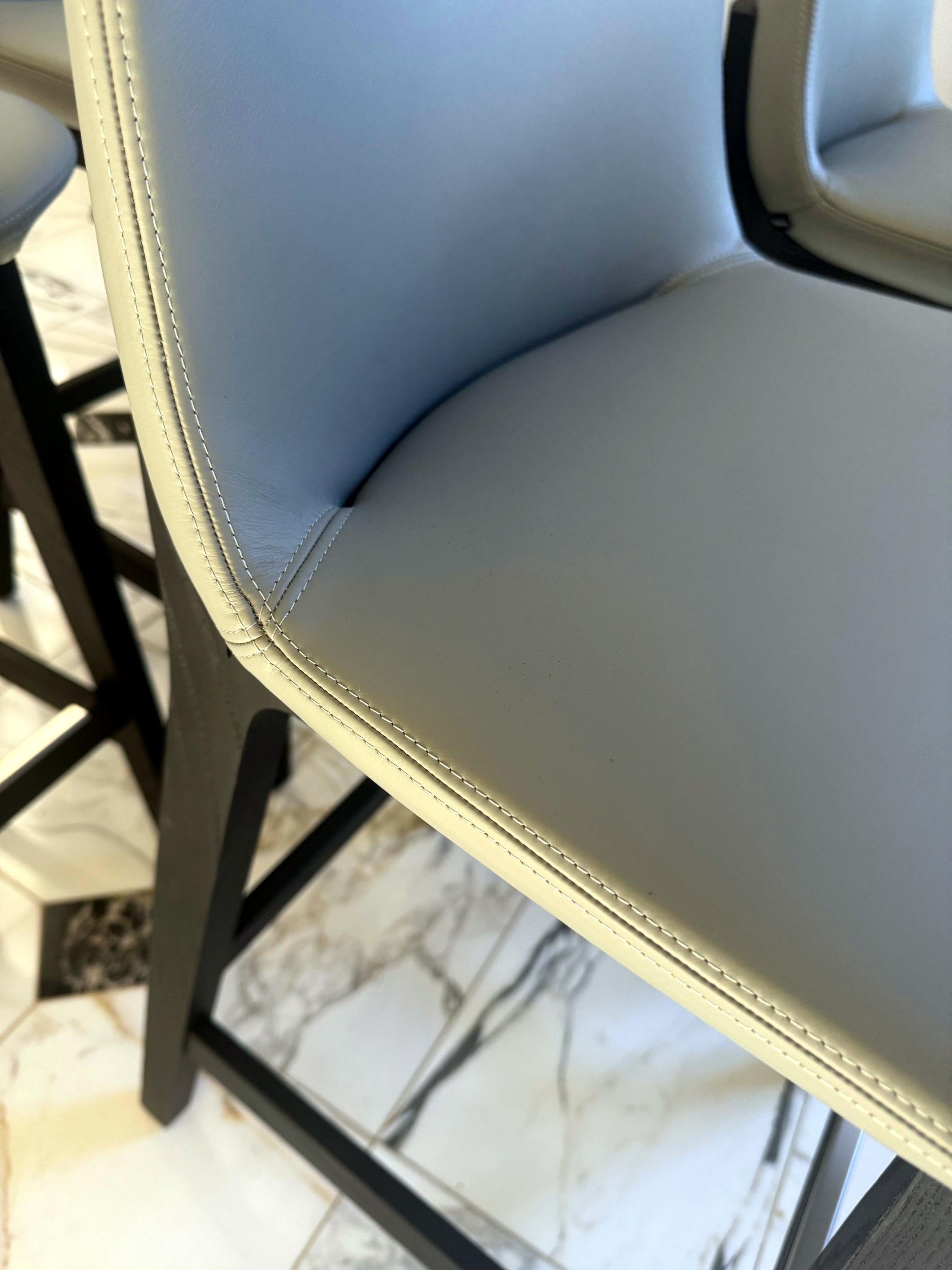 Poliform Ventura Counter Stool by Jean-Marie Massaud Five Available For Sale 3
