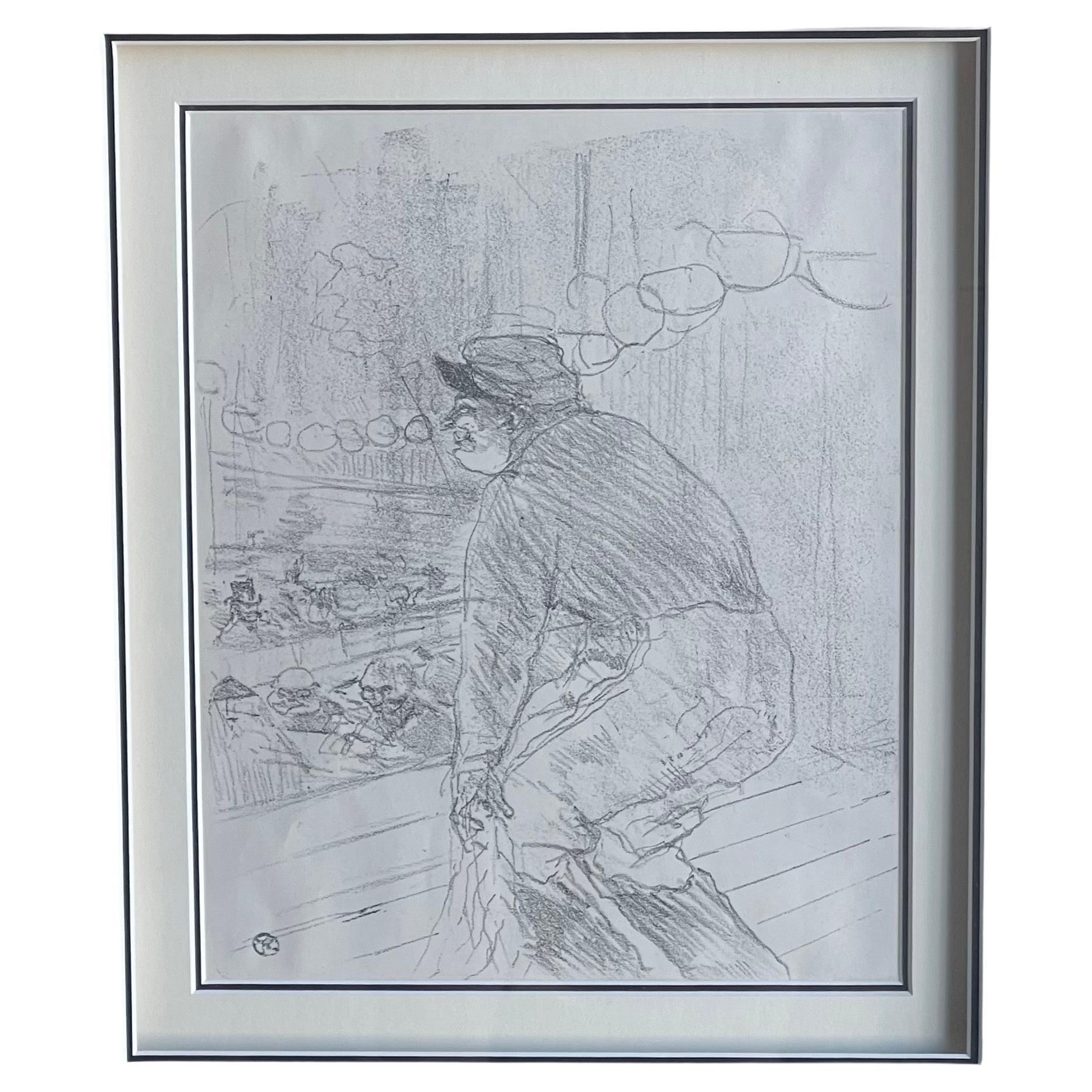 "Polin" Lithograph by Henri de Toulouse-Lautrec For Sale