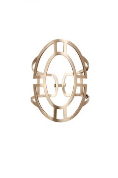 Polina Ellis 18k Raw White Gold Bracelet