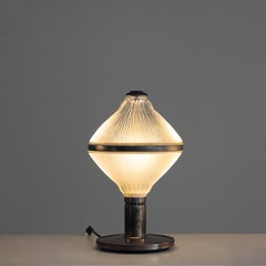 Polinnia table Lamp in metal ang glass by Studio BBPR, mid-century